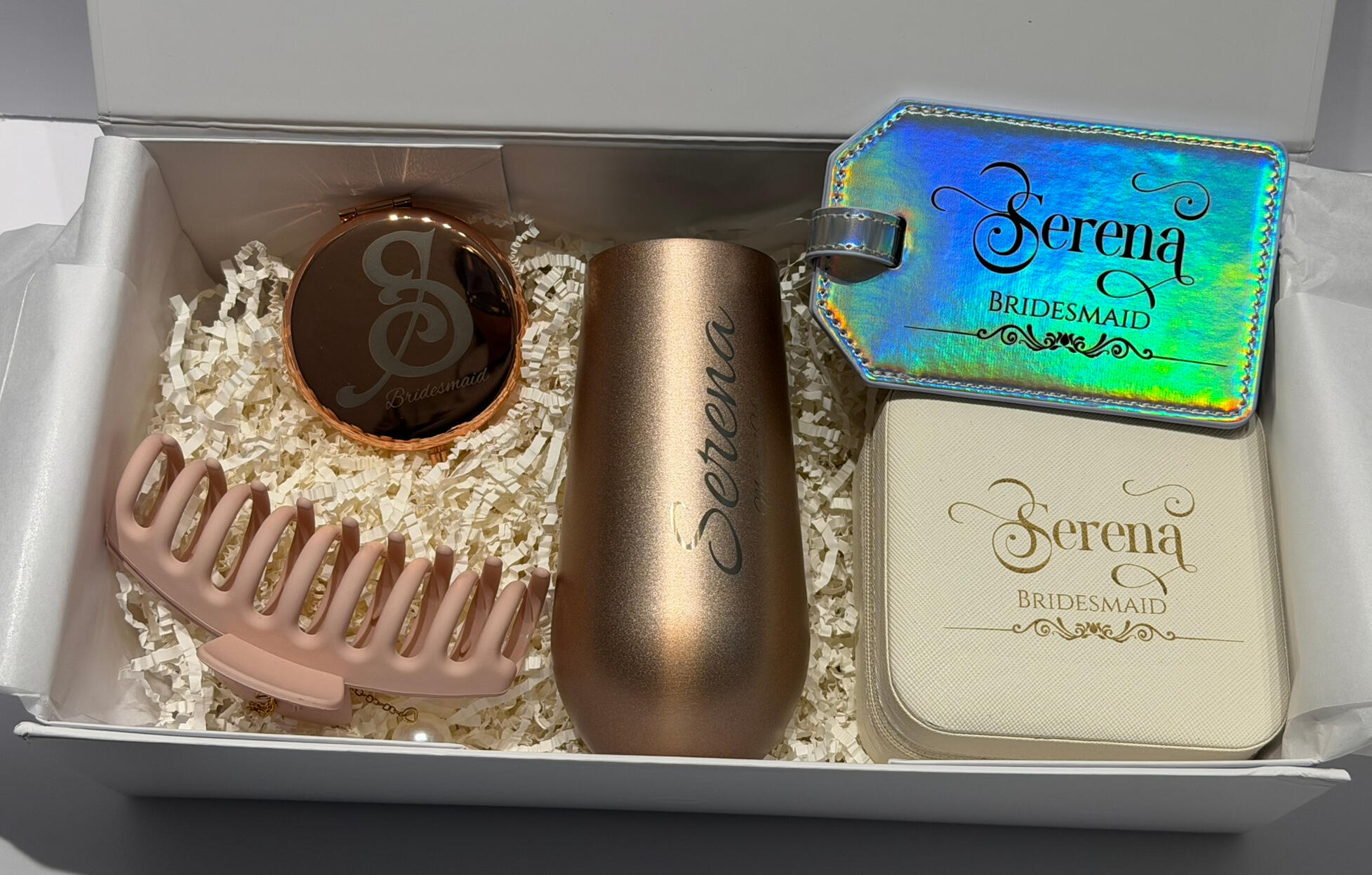 Bridesmaid proposal box 2, pink theme
