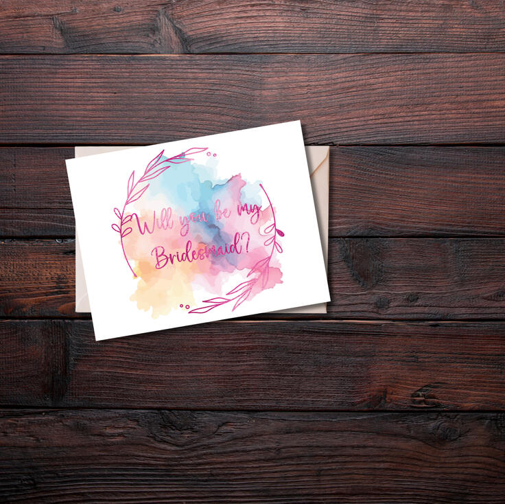 Watercolor pink