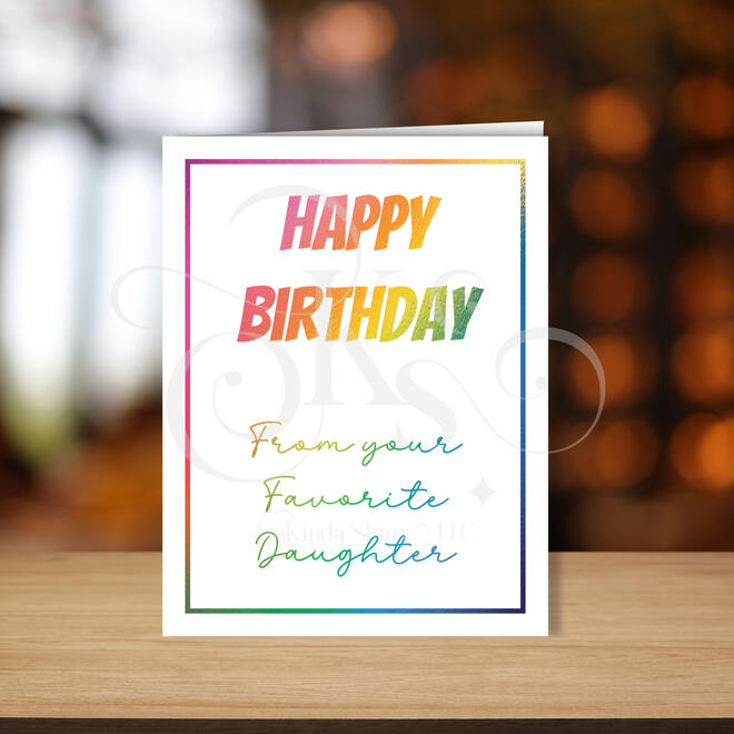 from favorite daughter rainbow
