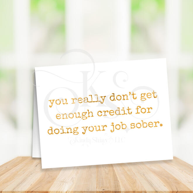 sober job gold