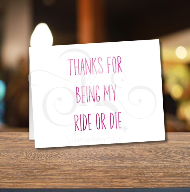ride or die, pink