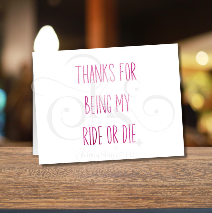 ride or die, pink