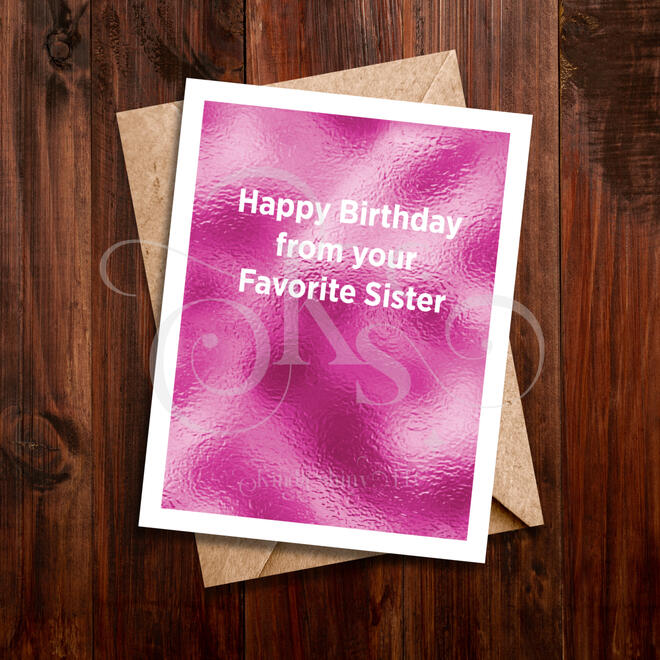 from favorite sis pink