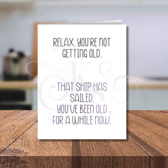 ship has sailed, purple