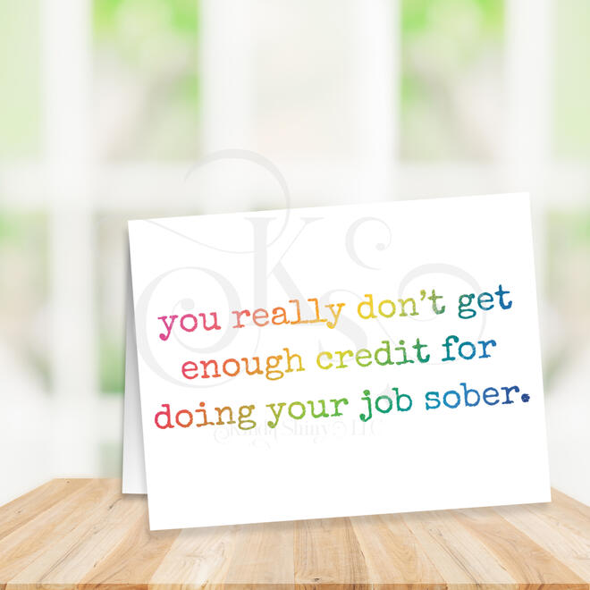sober job rainbow