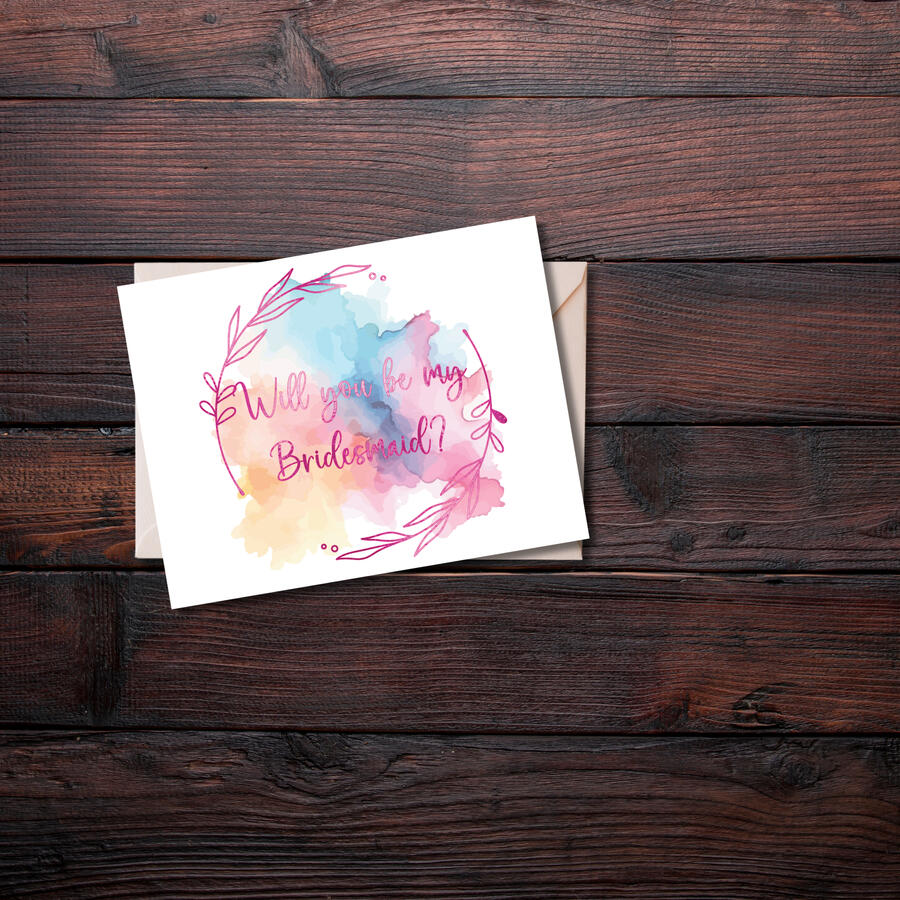 watercolor pink